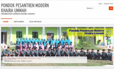 Website PPM Khaira Ummah Tampilan Baru